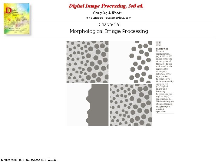 Digital Image Processing, 3 rd ed. Gonzalez & Woods www. Image. Processing. Place. com