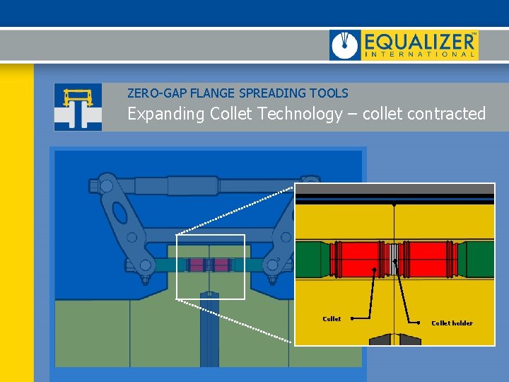 ZERO-GAP FLANGE SPREADING TOOLS Expanding Collet Technology – collet contracted Collet holder ZERO-GAP FLANGE SPREADING TOOLS Expanding Collet Technology – collet contracted Collet holder