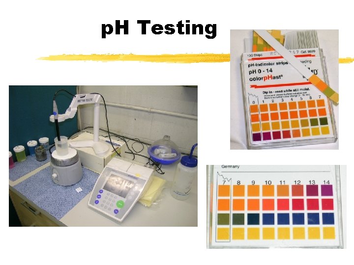 p. H Testing 