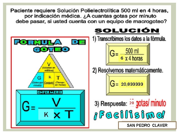 6 K 20, 833333 20 K SAN PEDRO CLAVER 