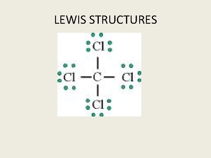 LEWIS STRUCTURES 