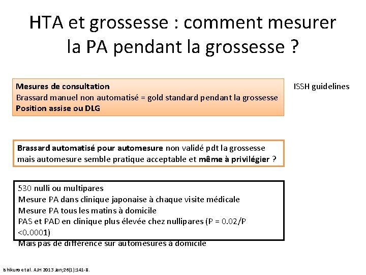 HTA et grossesse : comment mesurer la PA pendant la grossesse ? Mesures de