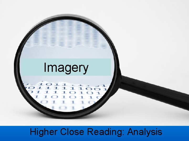 Imagery Higher Close Reading: Analysis 