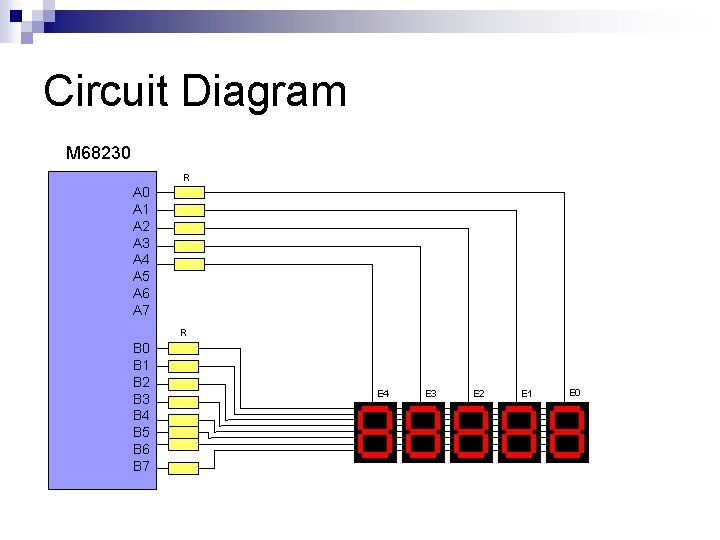 Circuit Diagram M 68230 R A 0 A 1 A 2 A 3 A