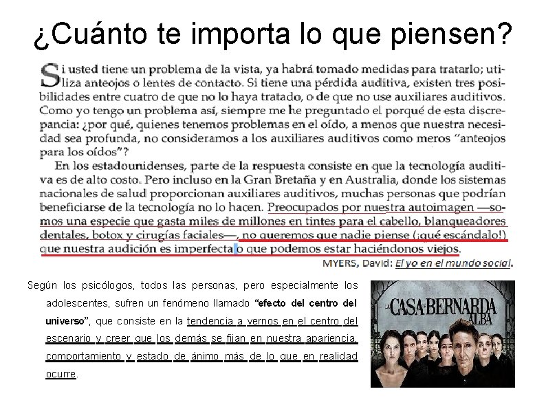¿Cuánto te importa lo que piensen? Según los psicólogos, todos las personas, pero especialmente ¿Cuánto te importa lo que piensen? Según los psicólogos, todos las personas, pero especialmente