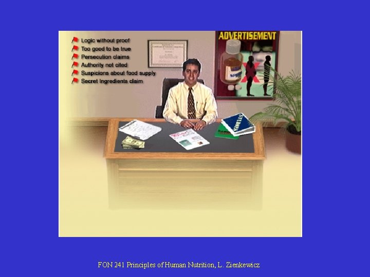 FON 241 Principles of Human Nutrition, L. Zienkewicz FON 241 Principles of Human Nutrition, L. Zienkewicz