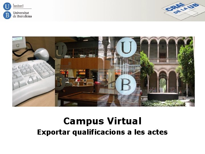 Campus Virtual Exportar qualificacions a les actes 