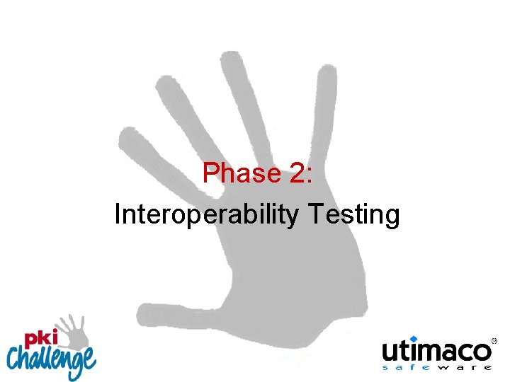 Phase 2: Interoperability Testing 