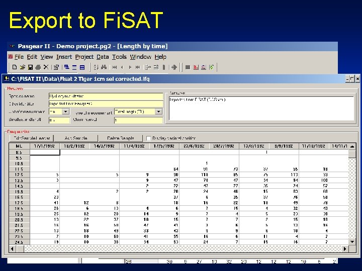 Export to Fi. SAT 