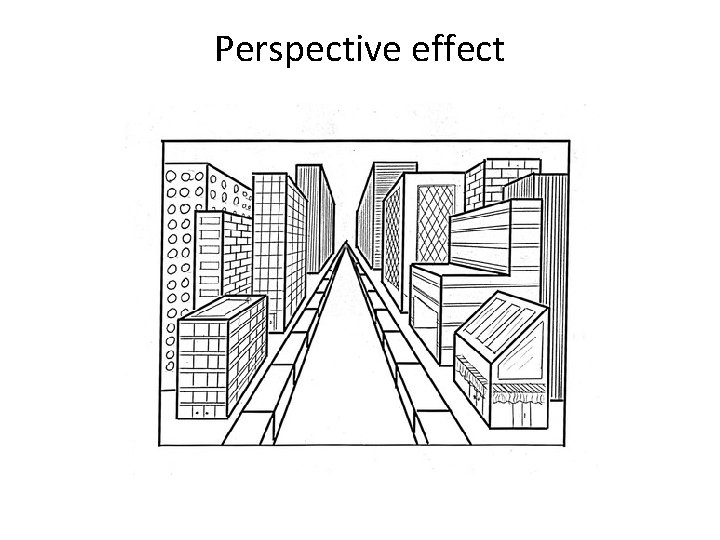Perspective effect 