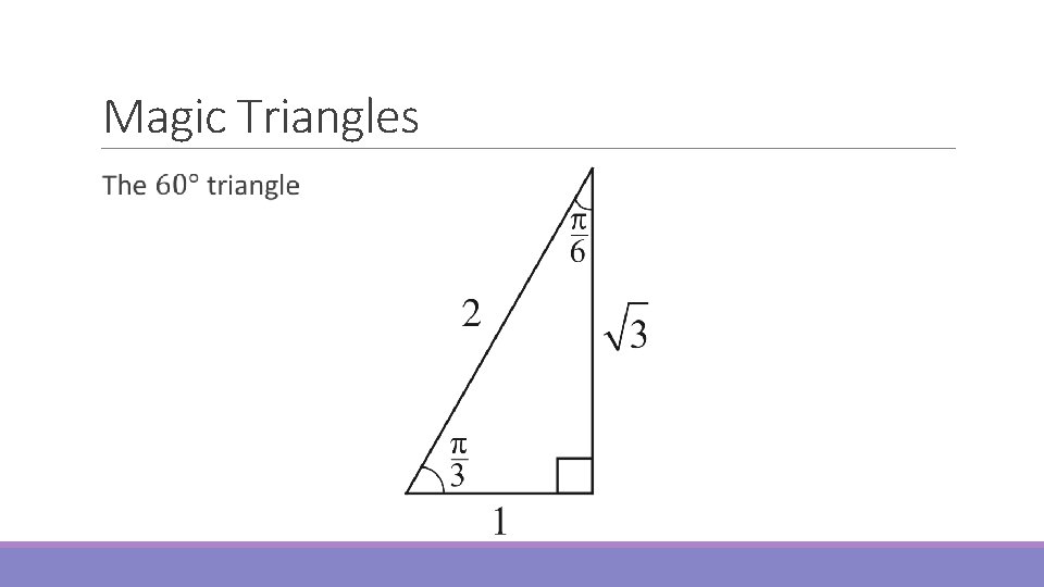 Magic Triangles 