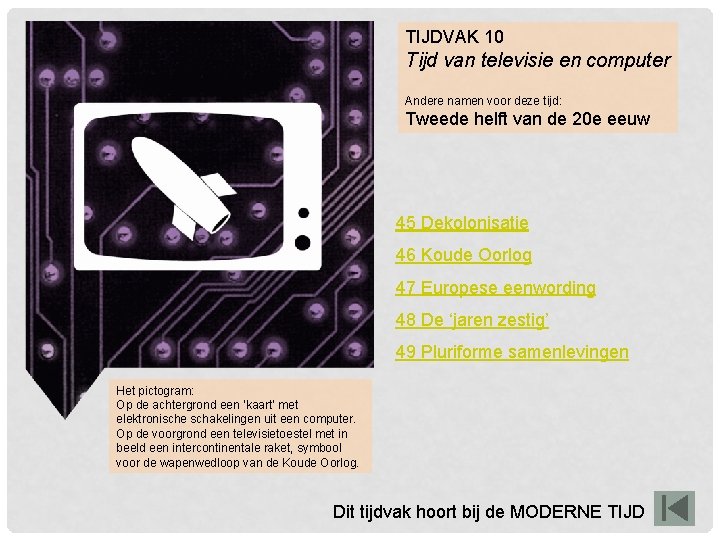 TIJDVAK 10 Tijd van televisie en computer Andere