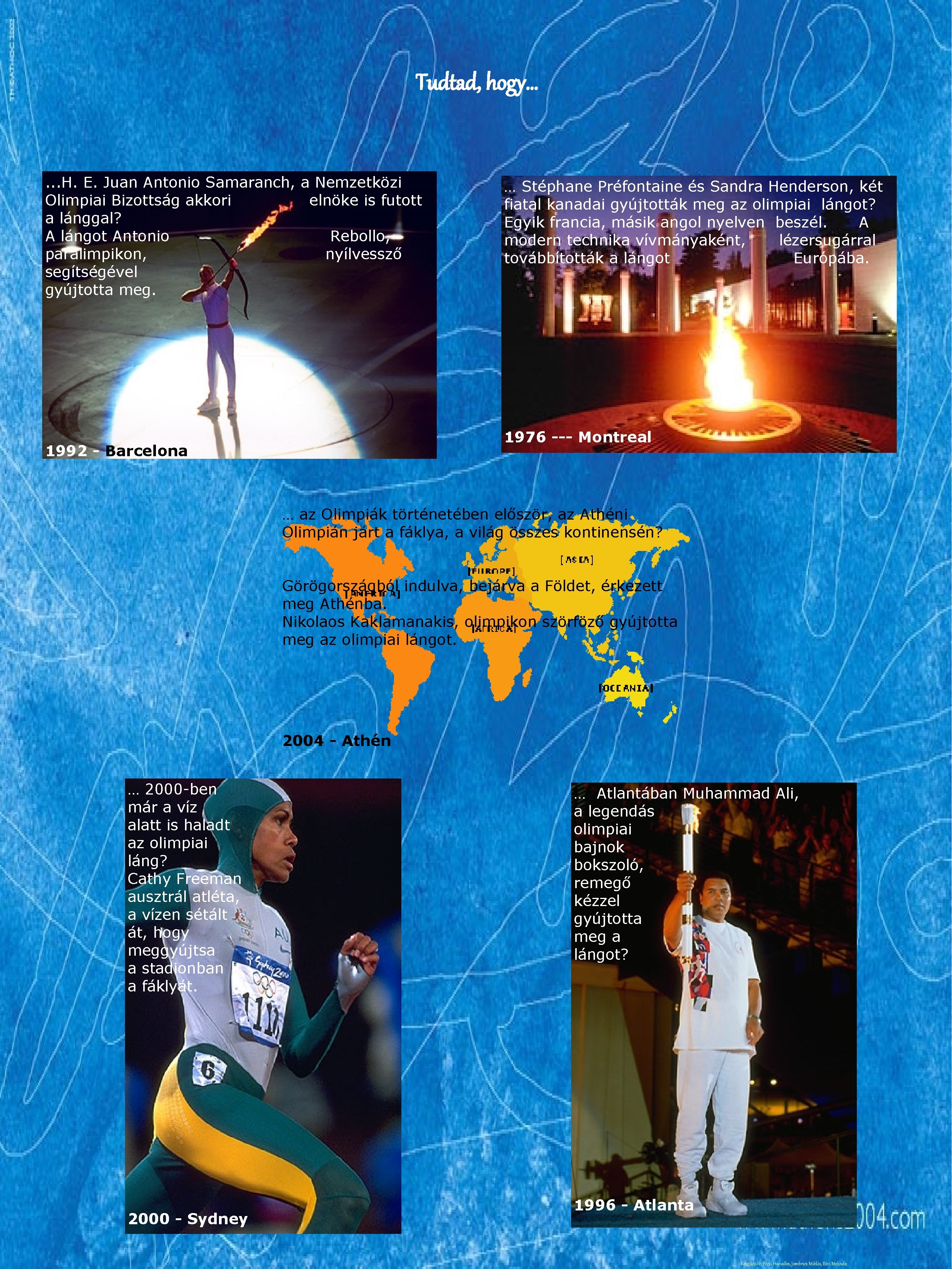 Tudtad, hogy… . . . H. E. Juan Antonio Samaranch, a Nemzetközi Olimpiai Bizottság