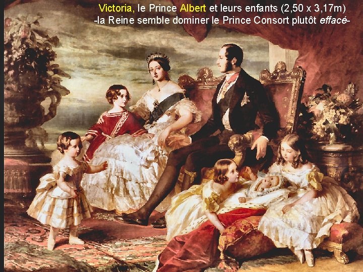 Victoria, le Prince Albert et leurs enfants (2, 50 x 3, 17 m) -la