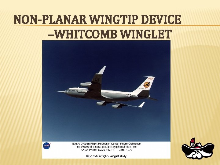 NON-PLANAR WINGTIP DEVICE –WHITCOMB WINGLET 