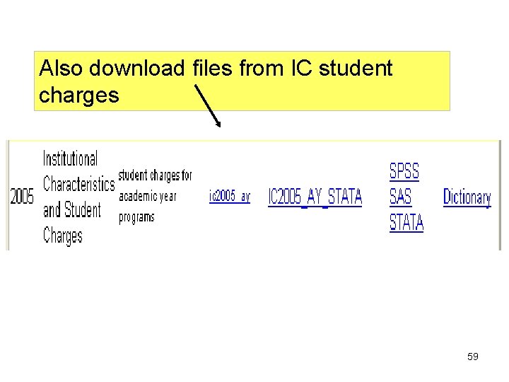 Also download files from IC student charges 59 
