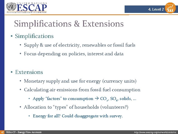 4. Level 2 Simplifications & Extensions • Simplifications • Supply & use of electricity, 4. Level 2 Simplifications & Extensions • Simplifications • Supply & use of electricity,