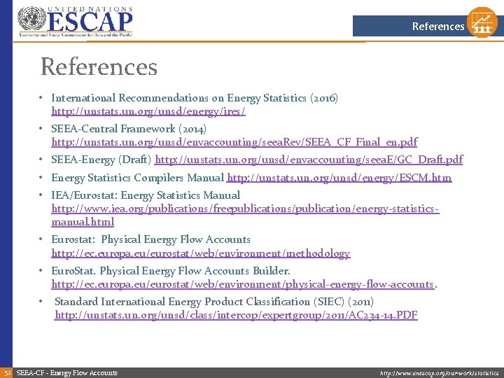 References • International Recommendations on Energy Statistics (2016) http: //unstats. un. org/unsd/energy/ires/ • SEEA-Central References • International Recommendations on Energy Statistics (2016) http: //unstats. un. org/unsd/energy/ires/ • SEEA-Central
