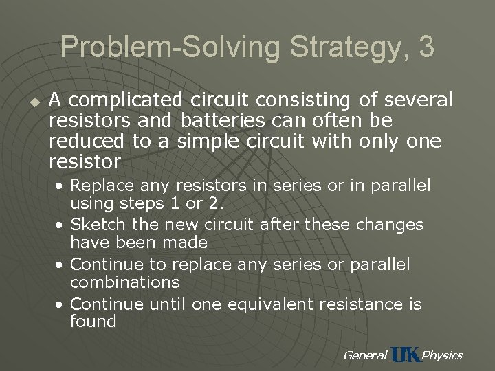 Problem-Solving Strategy, 3 u A complicated circuit consisting of several resistors and batteries can