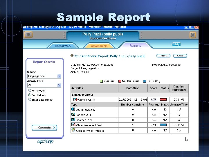 Sample Report 