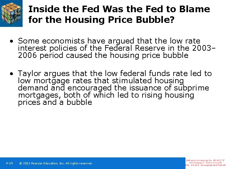 Inside the Fed Was the Fed to Blame for the Housing Price Bubble? •