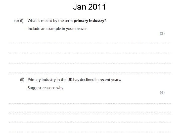 Jan 2011 Jan 2011