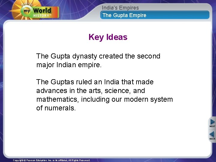 India’s Empires The Gupta Empire Key Ideas The Gupta dynasty created the second major