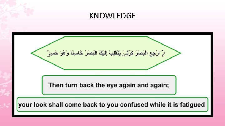 KNOWLEDGE 