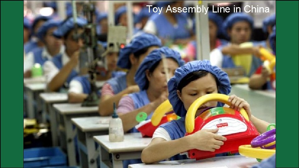 Toy Assembly Line in China 