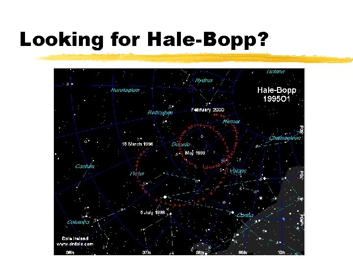 Looking for Hale-Bopp? 