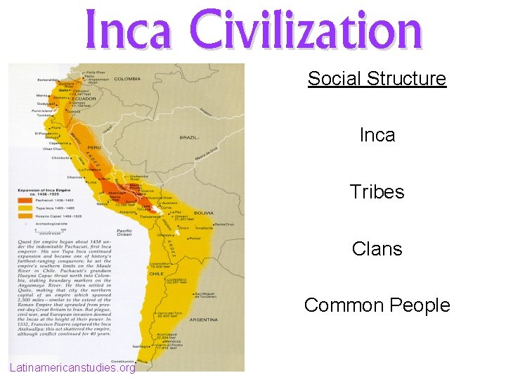 Inca Civilization Social Structure Inca Tribes Clans Common People Latinamericanstudies. org 