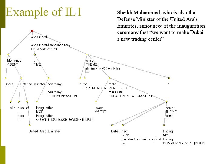 Example of IL 1 Sheikh Mohammed, who is also the Defense Minister of the