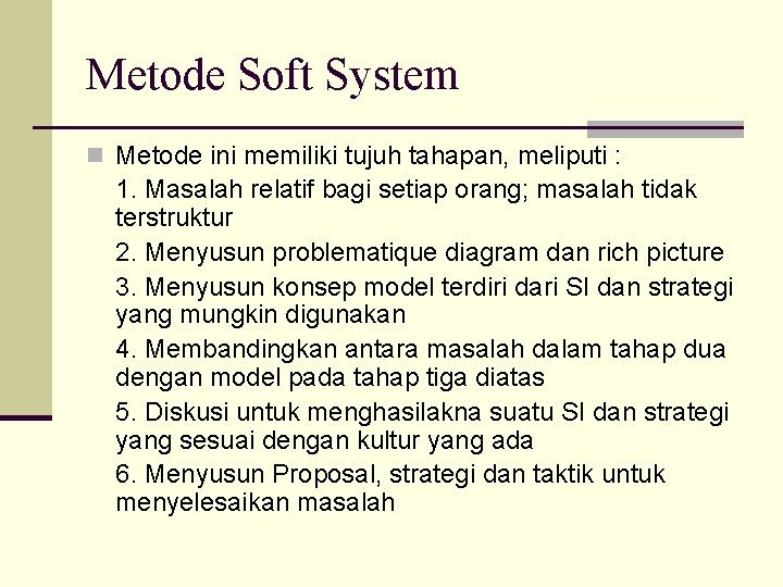 Siklus Metode dan Teknik Pengembangan Sistem Informasi Analisis
