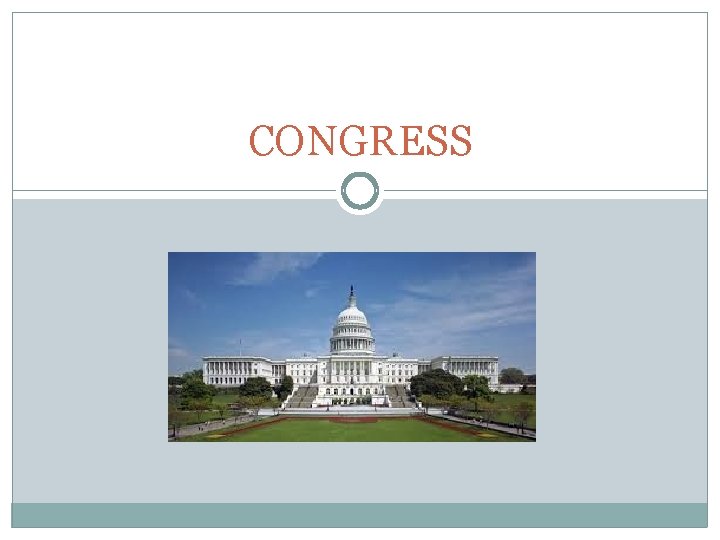 CONGRESS 