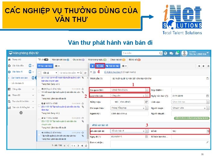 CA C NGHIỆP VỤ THƯỜNG DÙNG CỦA VĂN THƯ Văn thư phát hành văn