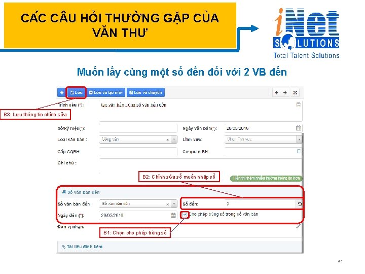 CA C C U HỎI THƯỜNG GẶP CỦA VĂN THƯ Muốn lấy cùng một