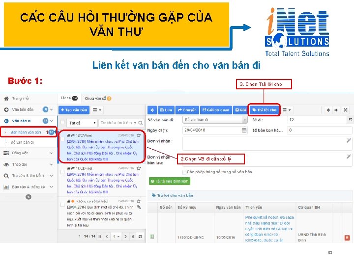 CA C C U HỎI THƯỜNG GẶP CỦA VĂN THƯ Liên kết văn bản