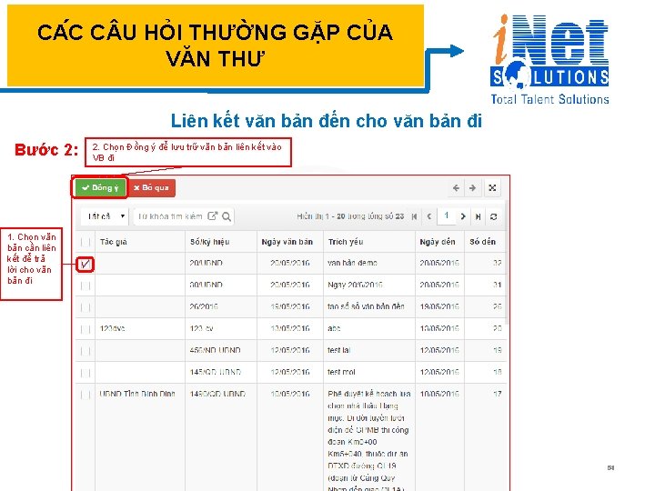 CA C C U HỎI THƯỜNG GẶP CỦA VĂN THƯ Liên kết văn bản