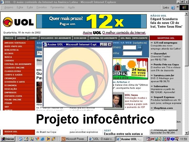  Projeto infocêntrico 