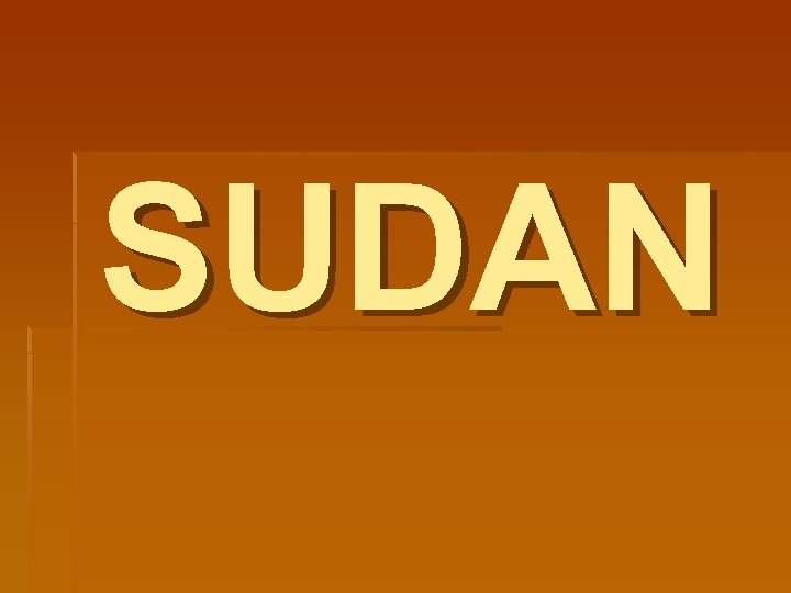 SUDAN 