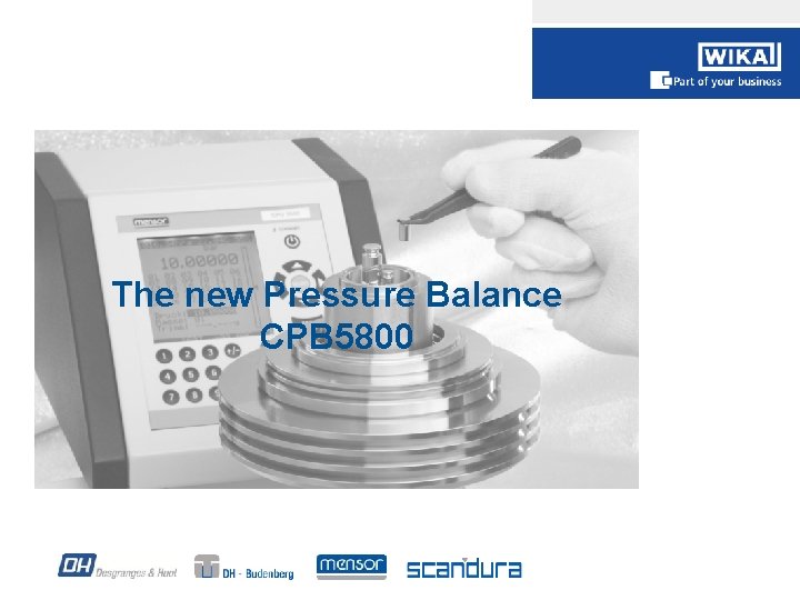 The new Pressure Balance CPB 5800 