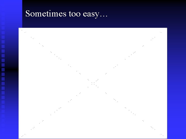 Sometimes too easy… Sometimes too easy…