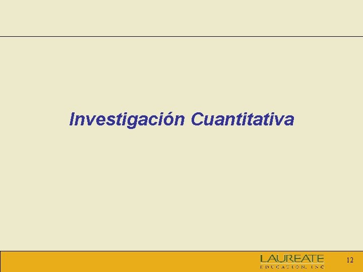 Investigación Cuantitativa 12 