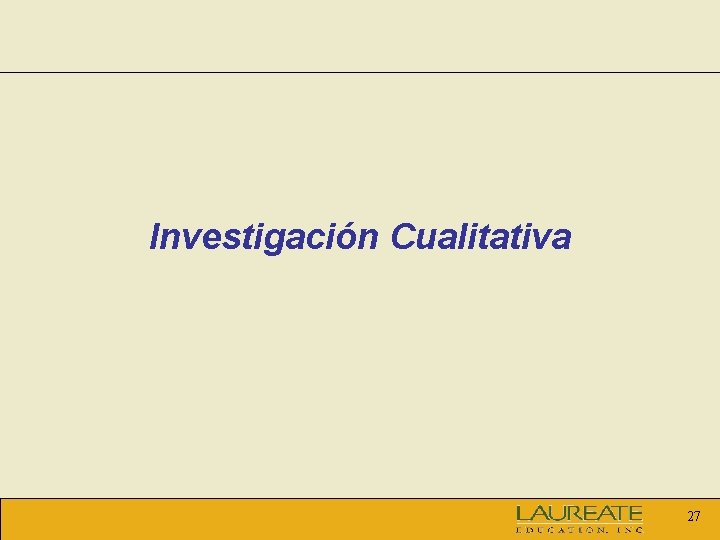 Investigación Cualitativa 27 