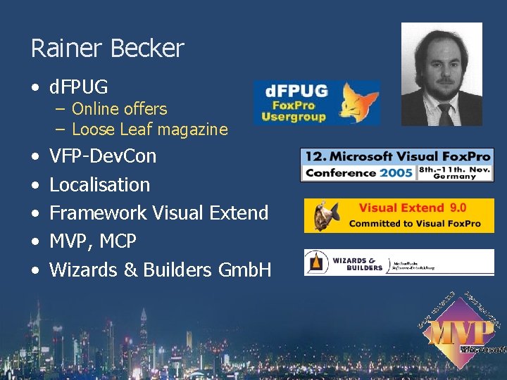 Rainer Becker • d. FPUG – Online offers – Loose Leaf magazine • •