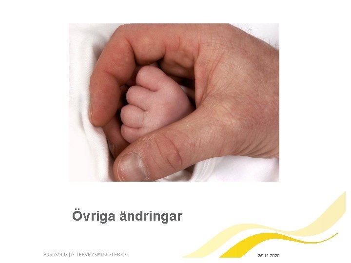 Övriga ändringar 25. 11. 2020 