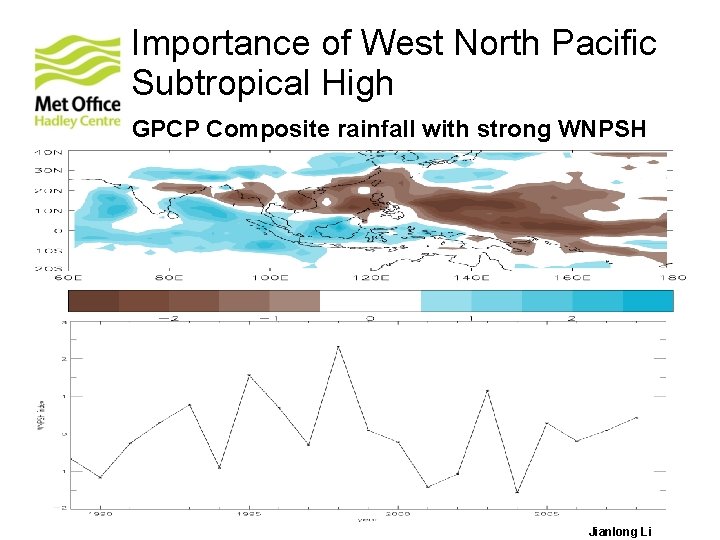 Importance of West North Pacific Subtropical High GPCP Composite rainfall with strong WNPSH ©