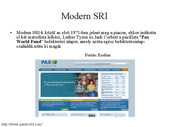 Modern SRI • Modern SRI-k közül az első 1971 -ben jelent meg a piacon,