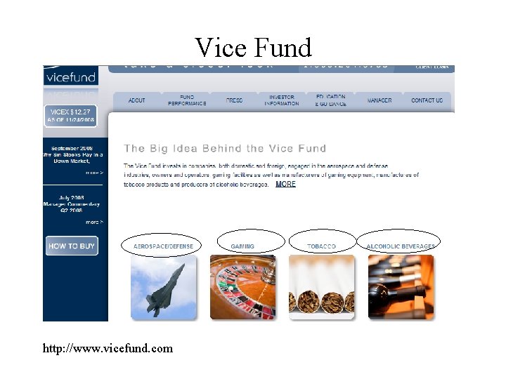 Vice Fund http: //www. vicefund. com 