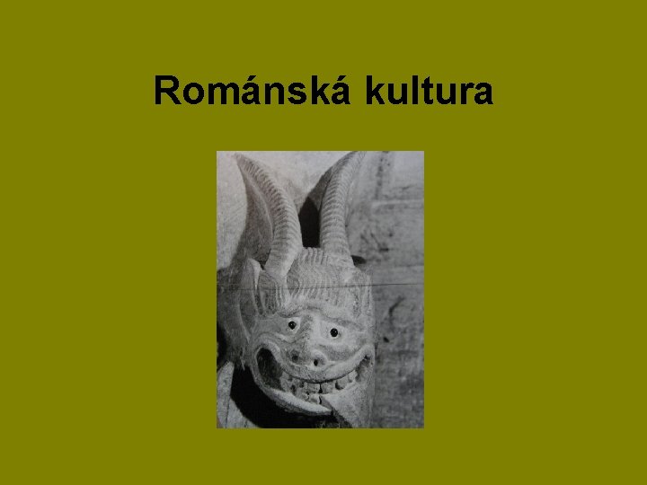 Románská kultura 